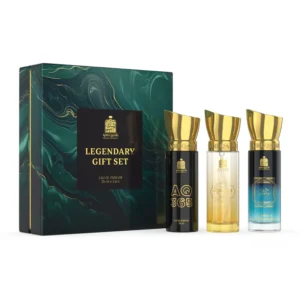 Zafran Noir Legendary Gift Set 3 Pcs Set of Premium Perfume Spray